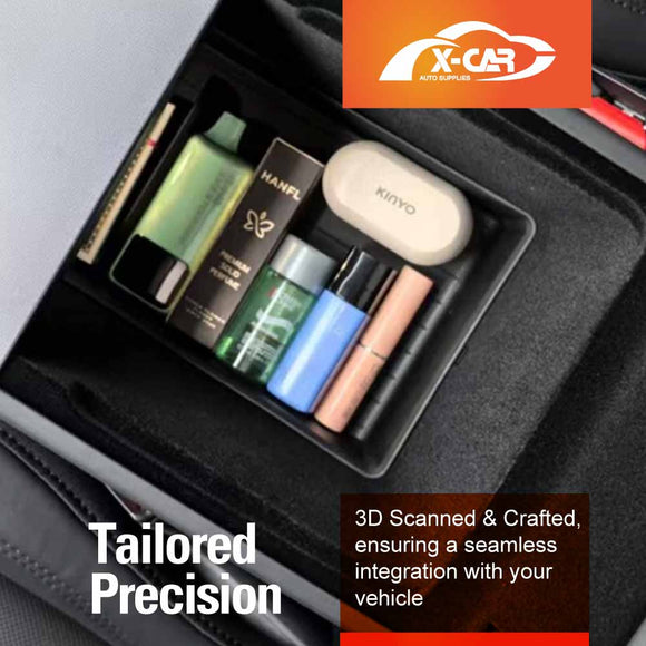 Center Console Armrest Organizer Tray for Tesla Model Y Juniper 2025-Onwards Storage Box Car Interior Accessories