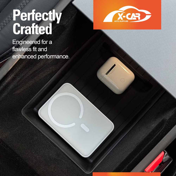 Center Console Armrest Organizer Tray for Tesla Model Y Juniper 2025-Onwards Storage Box Car Interior Accessories