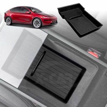 Center Console Armrest Organizer Tray for Tesla Model Y Juniper 2025-Onwards Storage Box Car Interior Accessories - 0