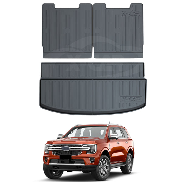 Boot Liner for Ford Everest 2022-2025 Heavy Duty Cargo Trunk Mat Luggage Tray