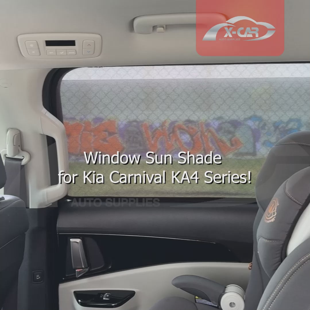 Window Sun Shade for Kia Carnival KA4 Series 2020-2025 Rear Windscreen Magnetic Blind Mesh-2