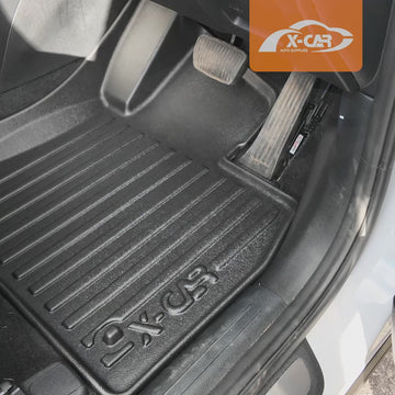 3D Floor Mats for Hyundai Santa Fe SantaFe 2018-2023 All-Weather Car Liners - 0
