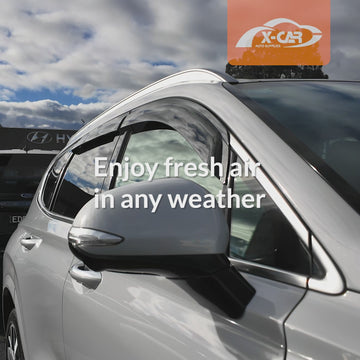 Weathershields for Hyundai Santa Fe SantaFe 2018-2023 Car Weather Shields Wind Deflectors Sun Visors - 0