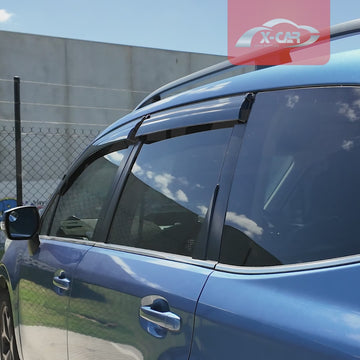 Weathershields for Subaru Forester 2012-2018 Car Weather Shields Wind Deflectors Sun Visors - 0