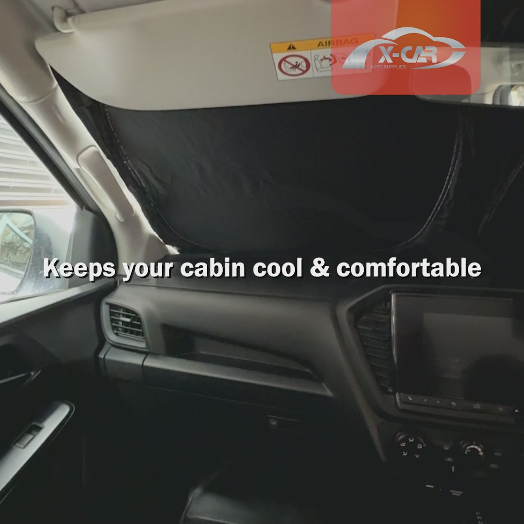 WindScreen Sun Shade for ISUZU D-MAX DMAX Dual Cab 2020-Onwards Sun Visor Protector - 0