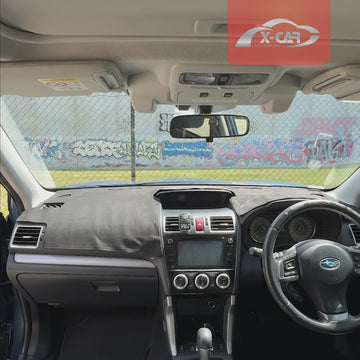 Dash Mat for Subaru Forester 2012-2018 Non-Slip Microfiber Pad Cover - 0