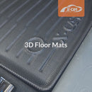 3D Floor Mats for GWM Ora 5 2026-Onwards All-Weather Car Liners-2