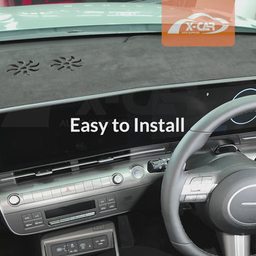 Dash Mat for Hyundai Kona Without HUD 2023-Onwards Non-Slip Microfiber Pad Cover Interior Accessories - 0