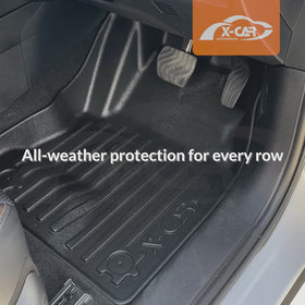 3D Floor Mats for Mitsubishi Outlander ZM Series PHEV 7-Seater 2021-Onwards All-Weather Car Liners - 0