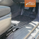 X-CAR 3D floor mats set for Subaru Outback 2015-2020 installed in the foot well of the vehicle.