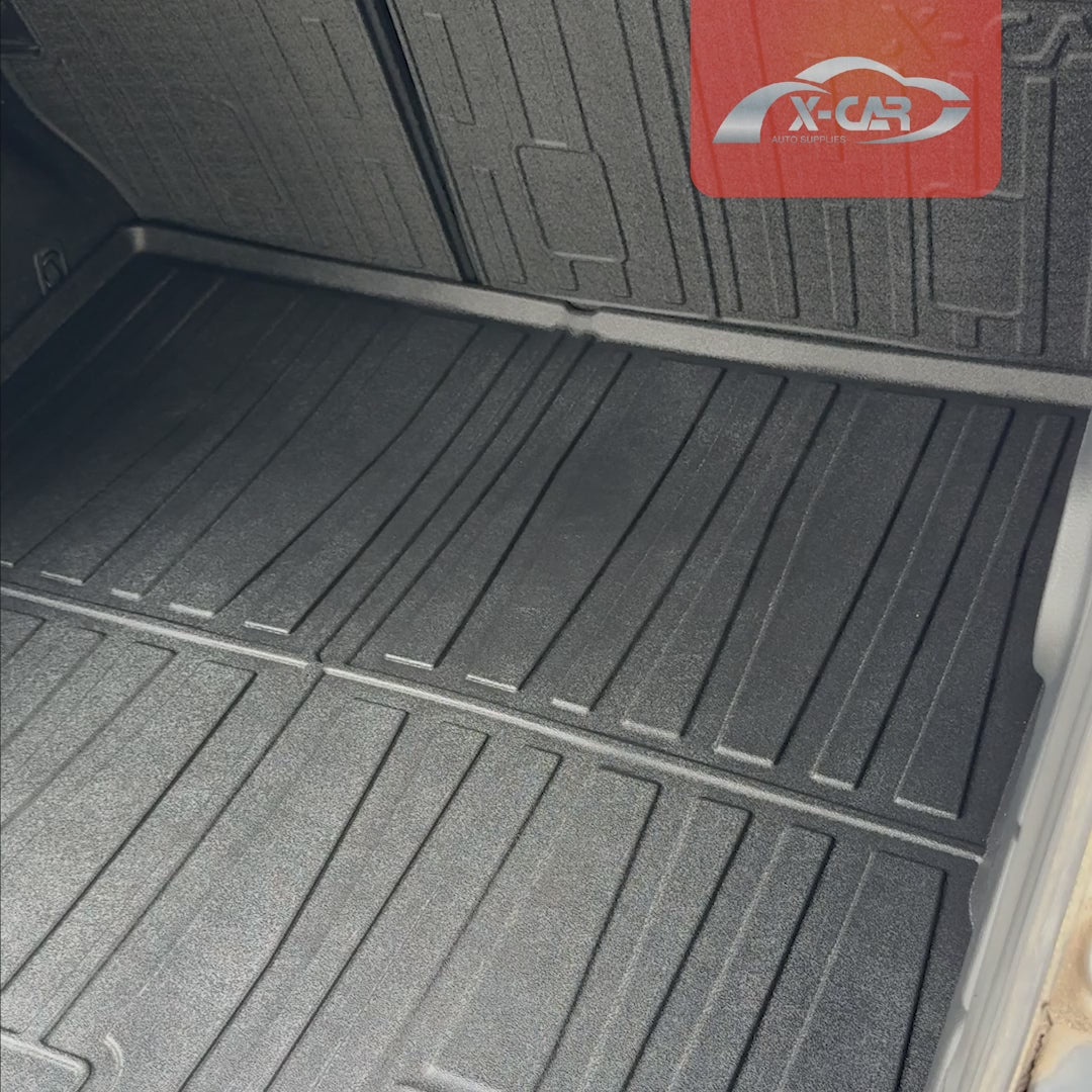 Boot Liner/ Back Seat Protector for Subaru Outback 2015-2020 All Weather Cargo Mats-2