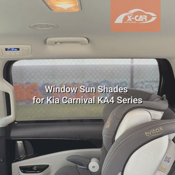 Window Sun Shades for Kia Carnival KA4 Series 2020-2025 Rear Windscreen Blind Mesh - 0