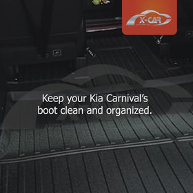 Boot Liner for Kia Carnival 2014-Onwards All Weather Cargo Mat - 0