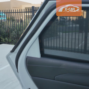 X-CAR window sun shades installed on BYD Atto 2 car windows and rear windscreen product overview video
