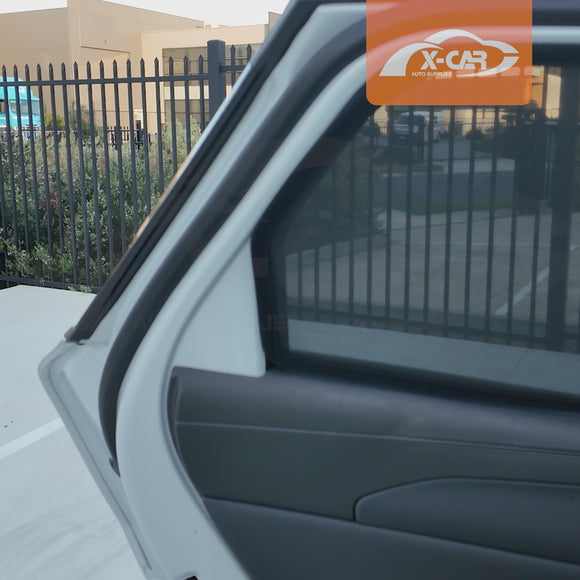 X-CAR window sun shades installed on BYD Atto 2 car windows and rear windscreen product overview video
