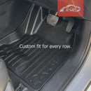 3D Floor Mats for Mitsubishi Outlander ZM Series PHEV 7-Seater 2021-2025 All-Weather Car Liners-2
