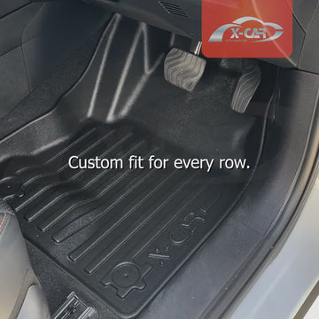 3D Floor Mats for Mitsubishi Outlander ZM Series PHEV 7-Seater 2021-2025 All-Weather Car Liners - 0