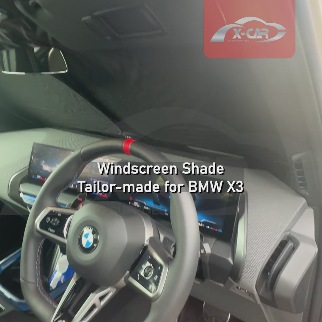 WindScreen Sun Shade for BMW X3 G45 Series 2024-Onwards WindShield Blind-2