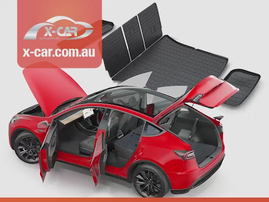 Tesla Model Y Interior Liners Set 3D All-Weather Cargo Mats 2022-2025 - 0