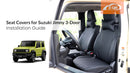 Seat Covers for Suzuki Jimny 3-Door 2018-Onwards Premium Vintage PU Leather-2