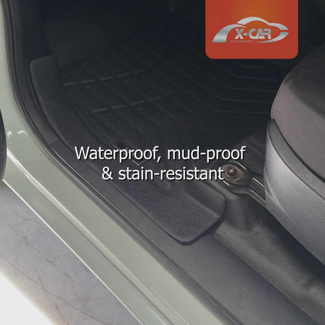 3D Floor Mats for ISUZU D-MAX DMAX Dual Cab 2020-Onwards All-Weather Car Liners - 0
