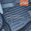 3D Floor Mats for Subaru Forester 6th Gen 2025-Onwards All-Weather Car Liners-2