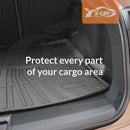 Boot Liner/ Back Seat Protector for Nissan Ariya 2023-Onwards All Weather Heavy Duty Cargo Trunk Mat Luggage Tray-2