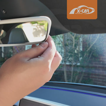 Tesla Model Y L 6-Seat 2026-Onwards Screen Protector Rearview Mirror Frame Protection Silicone Cover - 0