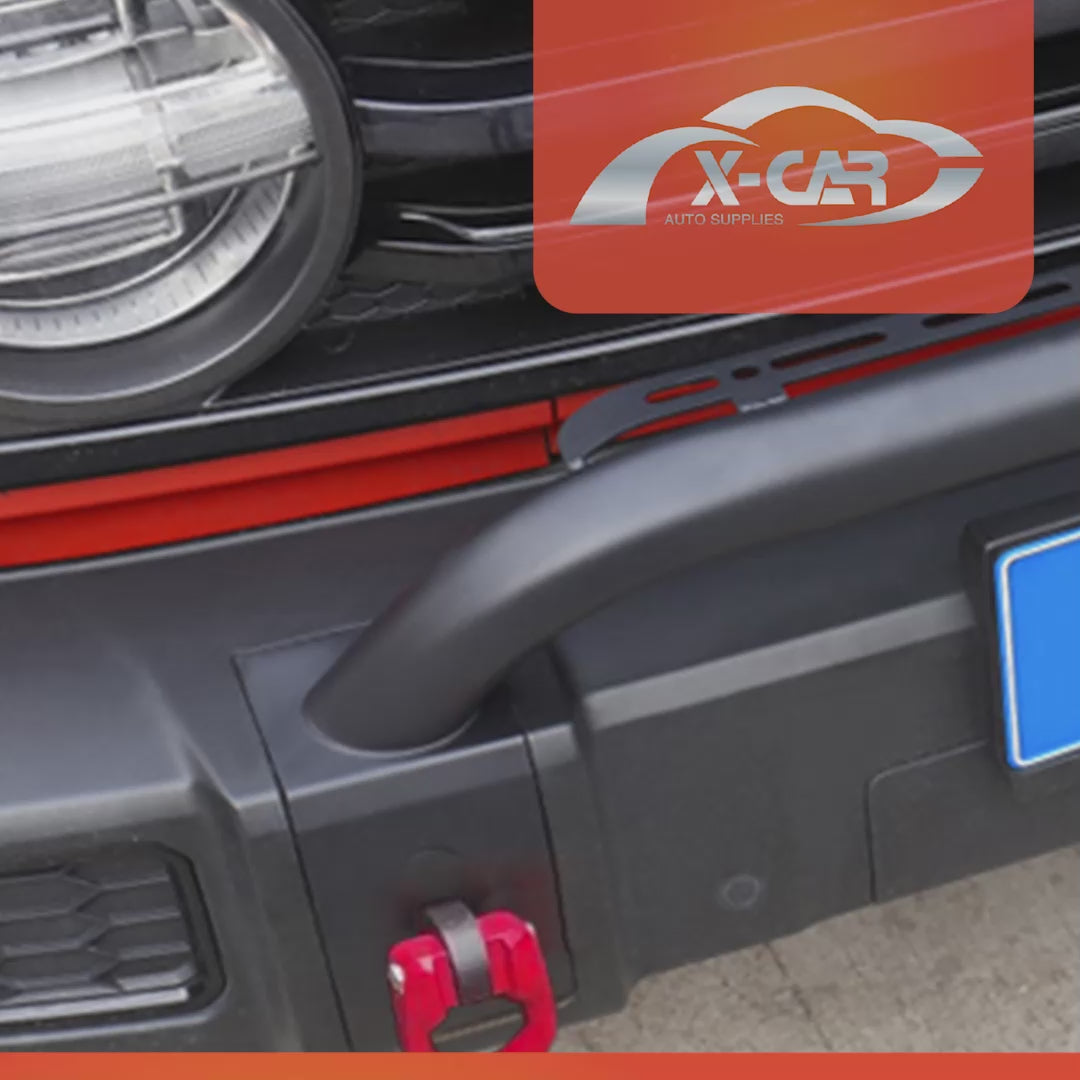 Nudge Bar with LED Spotlight For GWM Tank 300 2023-2025 Bullbar Front Bumper LED Light-2