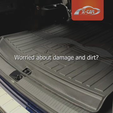 Boot Liner/ Back Seat Protector for Volkswagen Tiguan Allspace 7-Seater 2018-2024 - 0