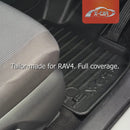 3D Floor Mats for Toyota Rav4 Rav 4 2019-Onwards All-Weather Car Liners-2