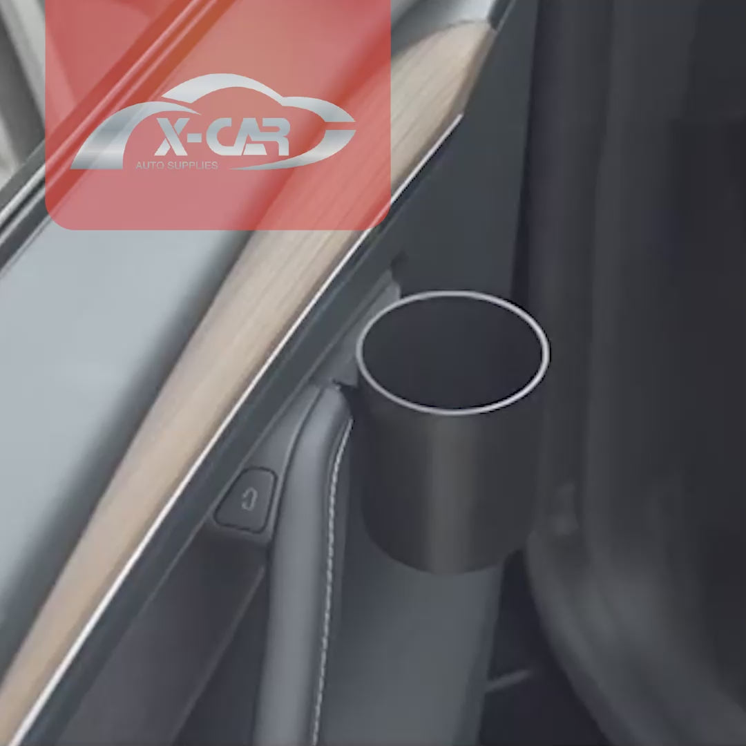 Tesla Model Y / Model 3 Interior Door Mount Car Cup Holder Rack Set of 2 - 0