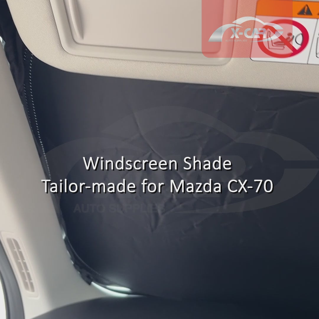 WindScreen Sun Shade for Mazda CX-70 CX70 2024-Onwards WindShield Blind - 0