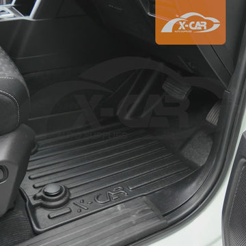 3D Floor Mats for Mitsubishi Triton MV Double Cab 2024-Onwards All-Weather Liners - 0