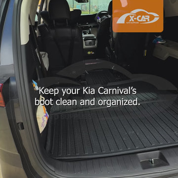 Boot Liner for Kia Carnival 2014-Onwards All Weather Cargo Mat - 0