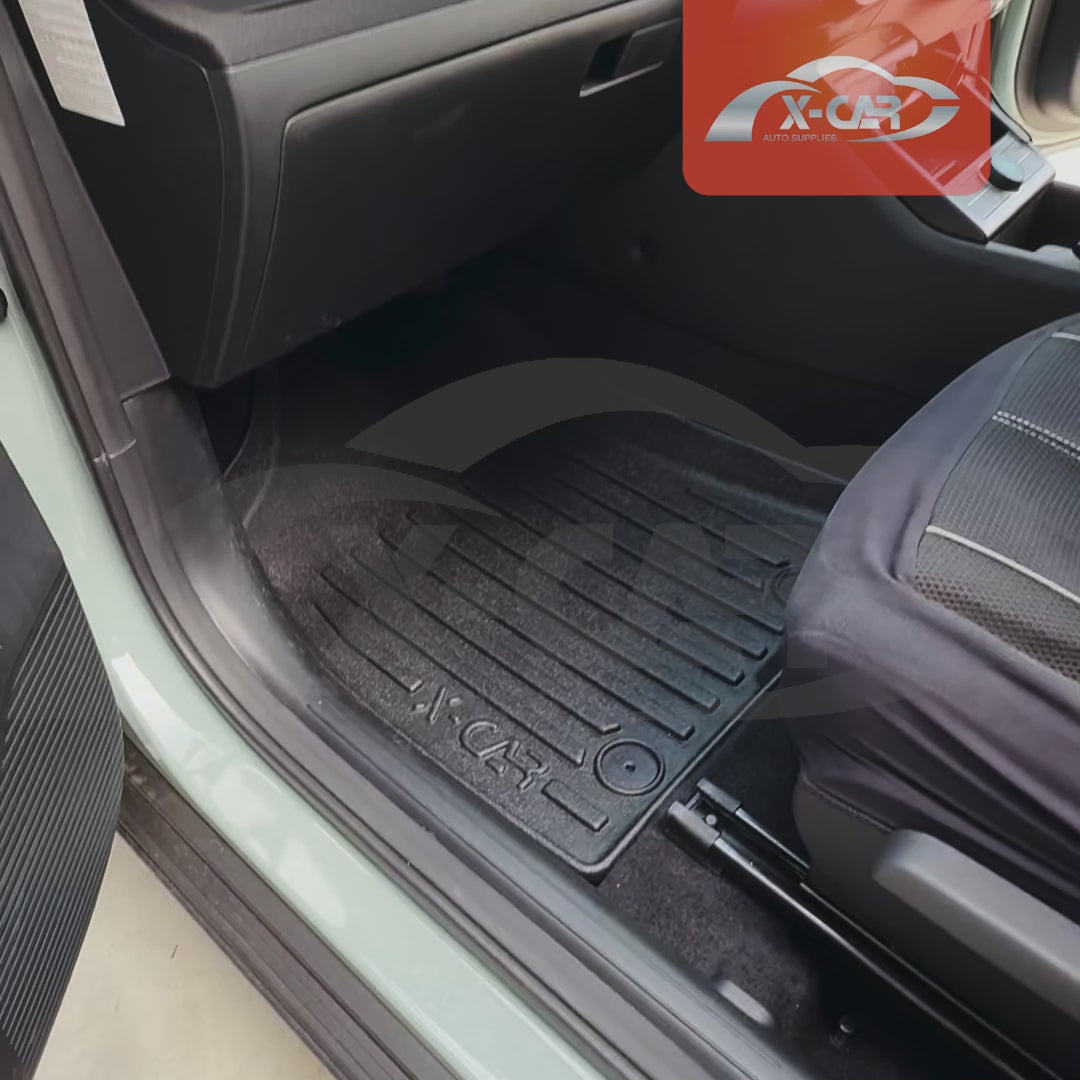 3D Floor Mats for Hyundai Kona 2023-2025 All-Weather Car Liners-3