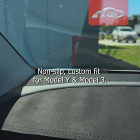 Dash Mat for Tesla Model Y 2022-2025 Non-Slip Dashboard Pad Cover - 0