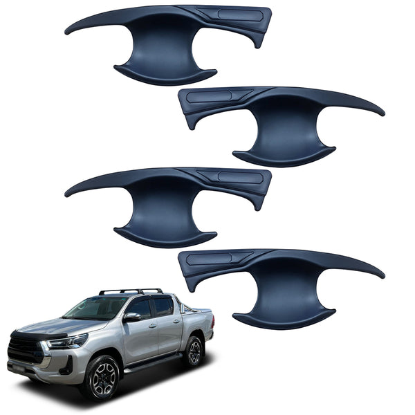 Door Handles Bowl Inserts Cover for Toyota Hilux 2015-2024