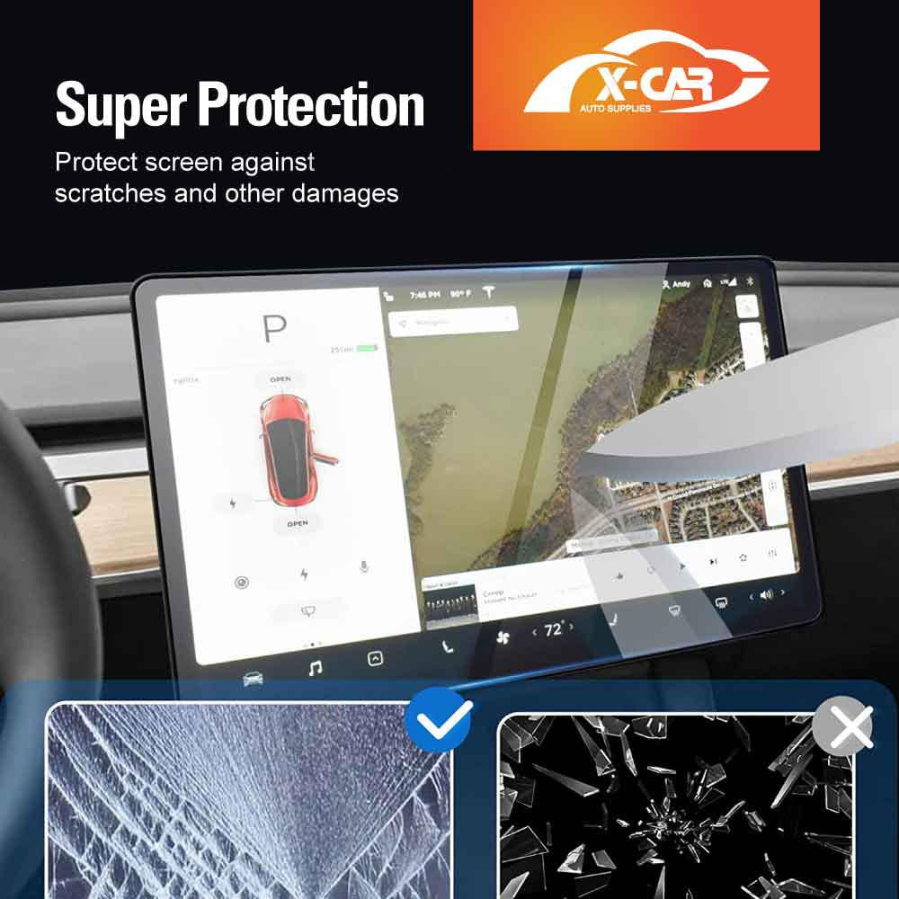 Tesla Model 3 Highland 2023-2025 Screen Protector Touchscreen 9H Tempered Glass Anti-Scratch