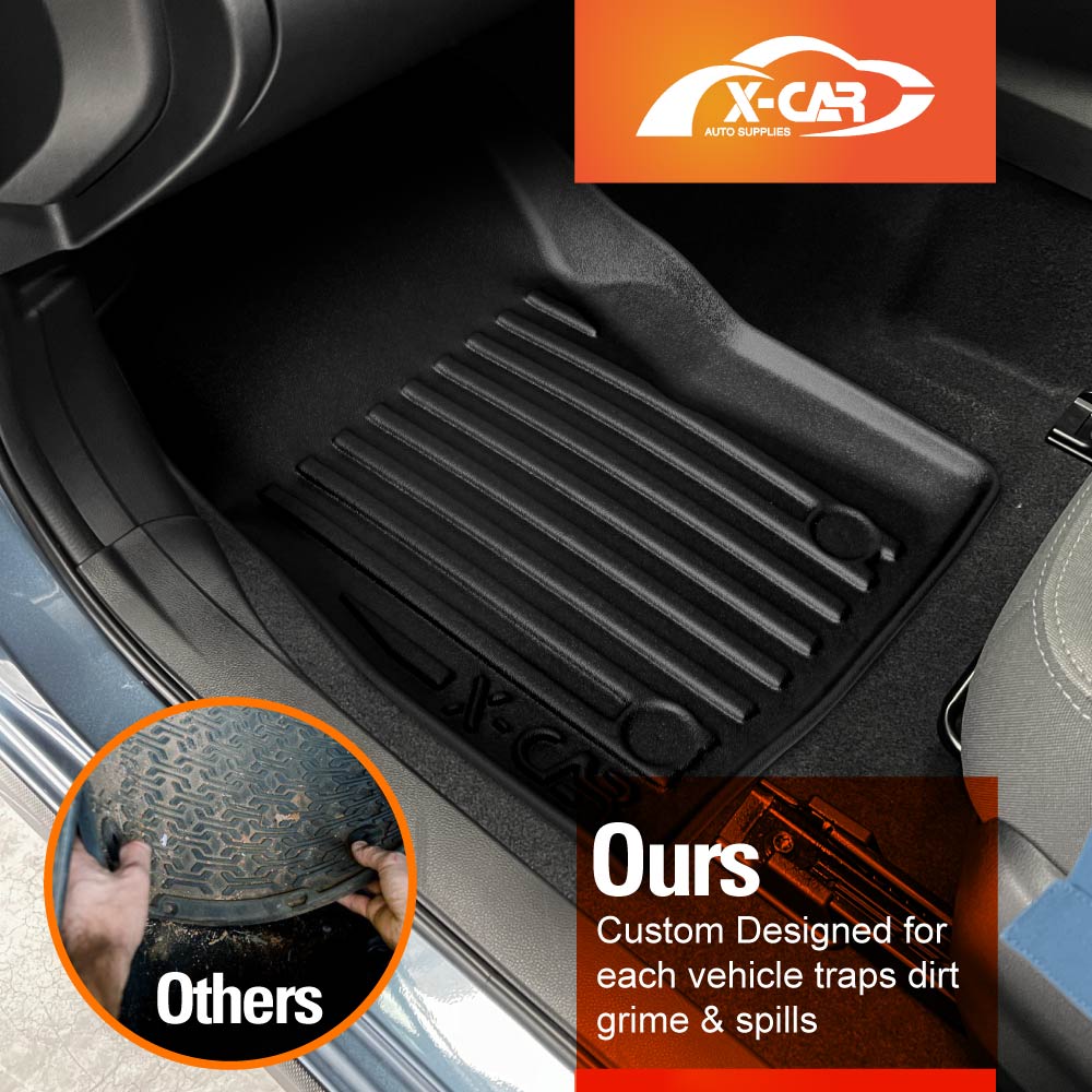 3D Floor Mats for Subaru Crosstrek 2023-2025 All-Weather Car Liners