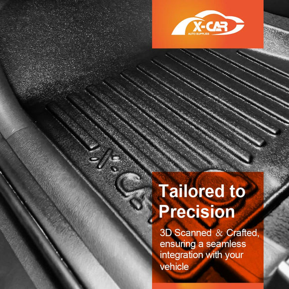 3D Floor Mats for Hyundai Tucson 2015-2021 All-Weather Car Liners