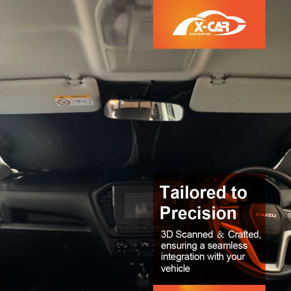 WindScreen Sun Shade for ISUZU D-MAX DMAX Dual Cab 2020-Onwards Sun Visor Protector