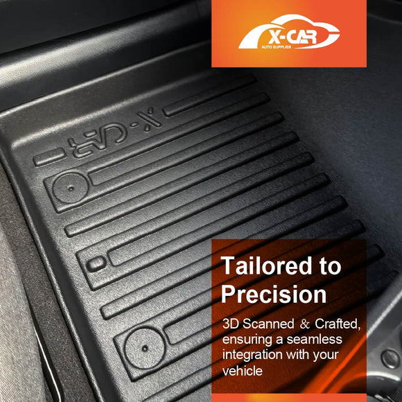 3D Floor Mats for Kia Picanto 2016-2025 All-Weather Liners