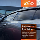 WeatherShields for Kia Picanto 2017-2025 Car Weather Shields Wind Deflectors Sun Visors-3