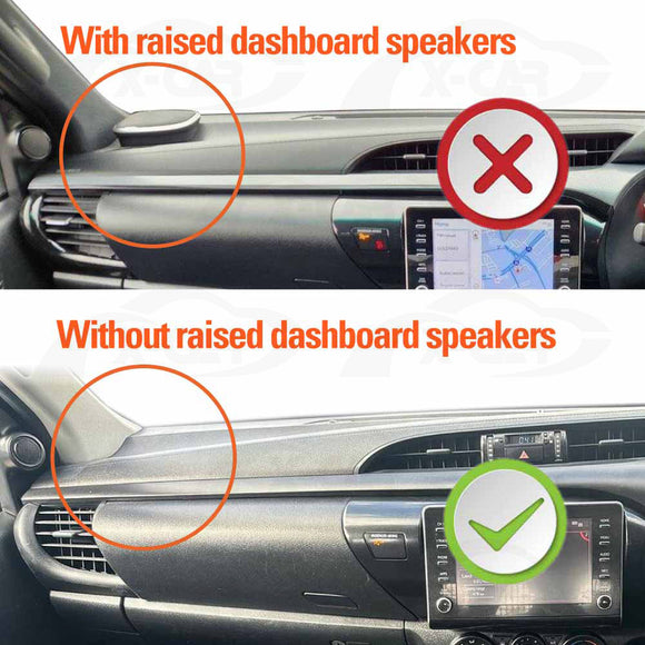 Dash Mat for Toyota Hilux 2015-2025 Non-Slip Dashboard Pad Cover