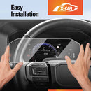 Tempered Glass Dash Screen Protector for Toyota Prado 250 Series 2024-2025 Touchscreen Cover-3