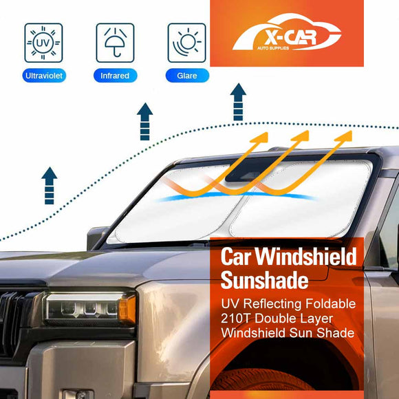 WindScreen Sun Shade for Toyota Prado 250 Series 2024-2025 Wind Screen Sun Visor Protector