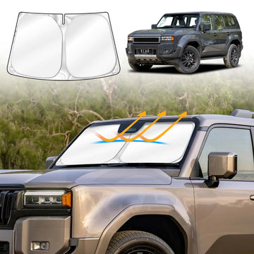 WindScreen Sun Shade for Toyota Prado 250 Series 2024-2025 Wind Screen Sun Visor Protector