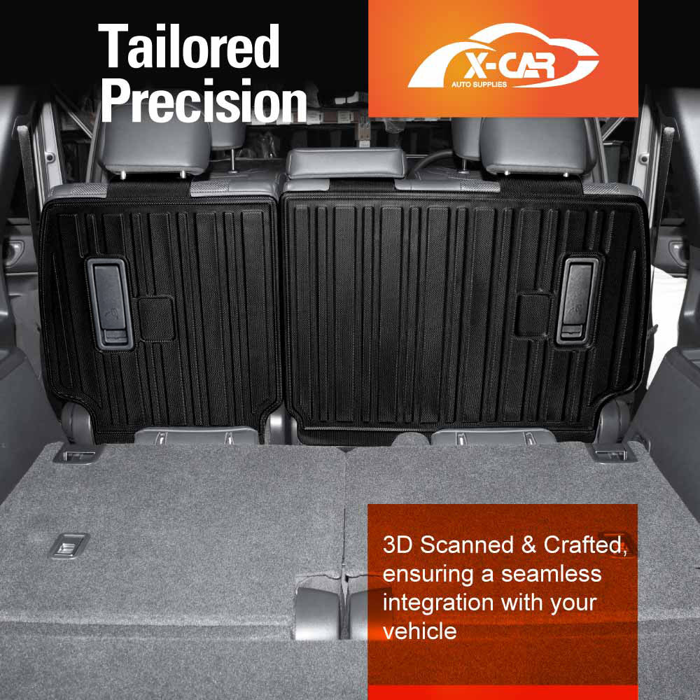 Boot Liner / Back Seat Protector for Toyota Prado 250 Series 5-Seater ...