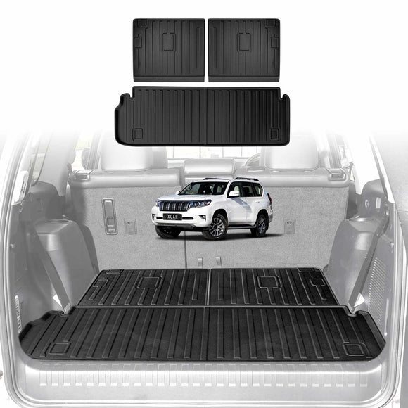 Boot Liner / Back Seats Protector for Toyota Prado 7-Seat 150 Series 2009-2024